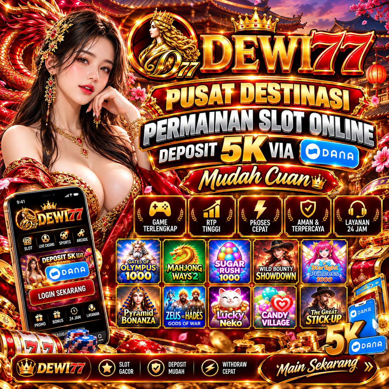 DEWI77 Banner